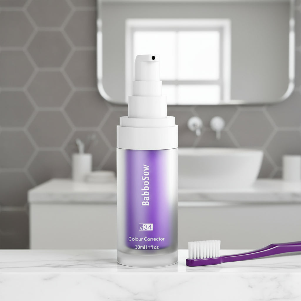 V34 Purple Whitening Toothpaste - Mint Flavor